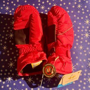 HOT PAWS Girls Mittens NEW WITH TAGS, Insulated Antimicrobial, S/M (age 7-14)
